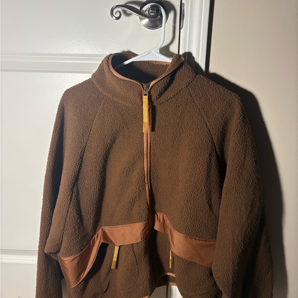Nike Brown Fleece Jacket
